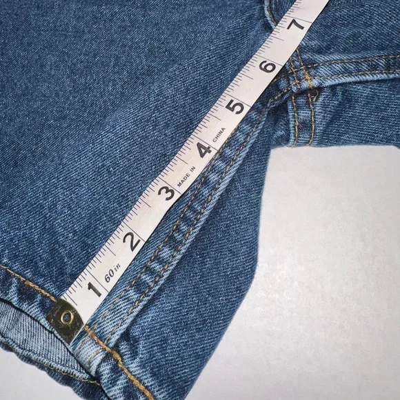 VTG 90s Levi’s Orange Tab Denim Shorts 951 Relaxed Fit Size 12 Jorts - Picture 11 of 11